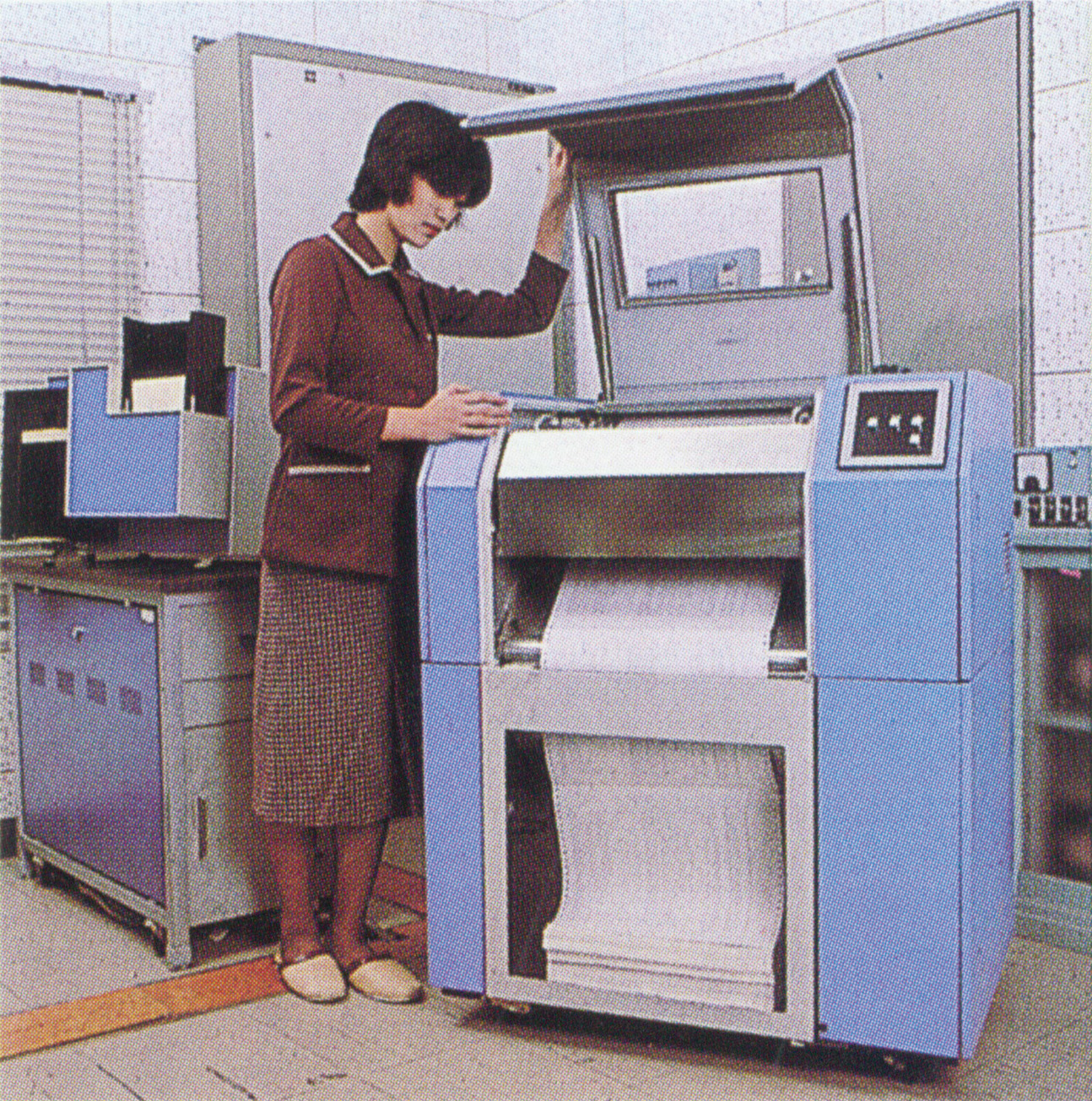 1978年ごろの当社コンピュータシステム 